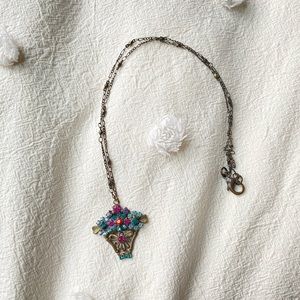 Sorrelli Flower Basket Necklace